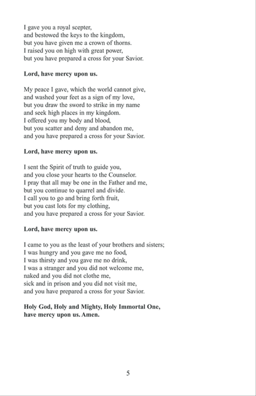 Tenebrae: A Service of Darkness Choir scores gallery preview page 5