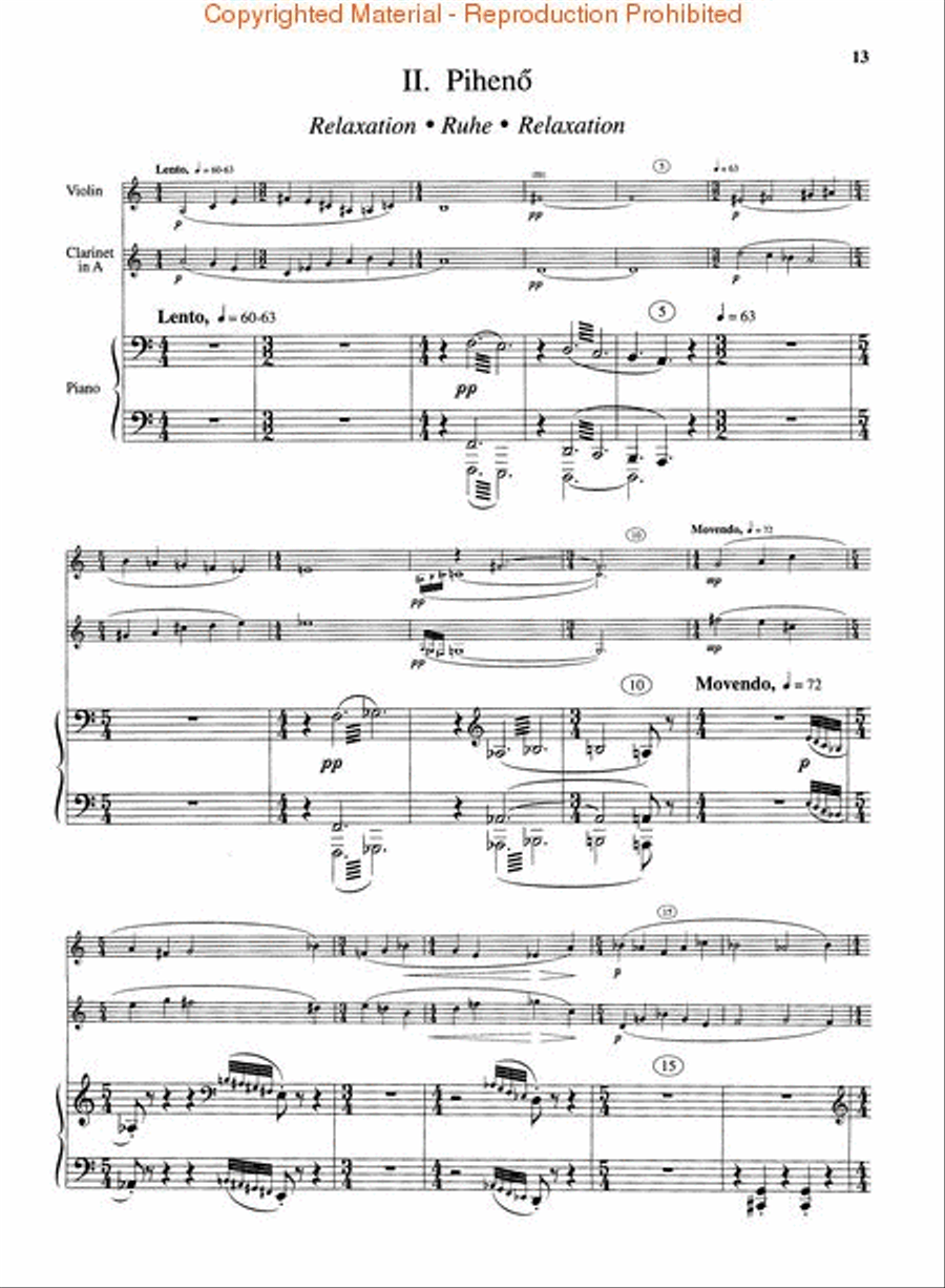 Contrasts Piano Trio scores gallery preview page 3