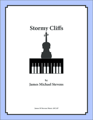 Book cover for Stormy Cliffs - Viola & Piano