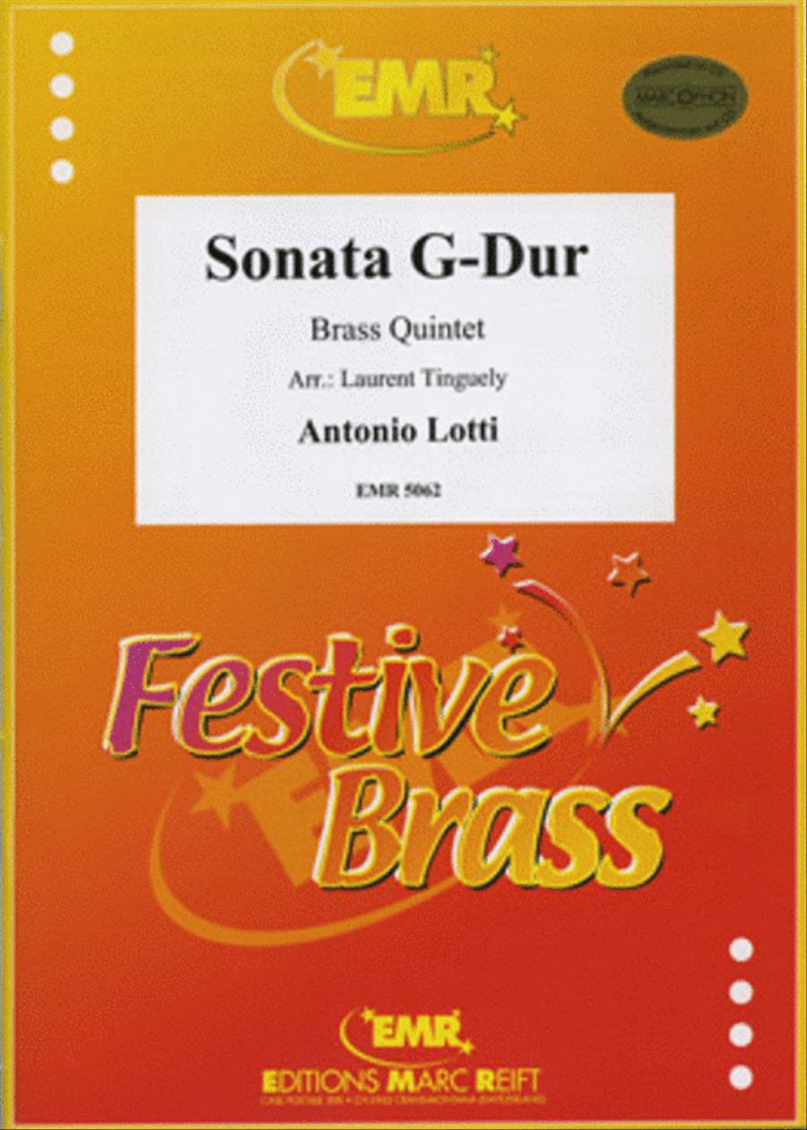 Sonata G-Dur Sonata G-Dur Brass Quintet scores gallery preview page 1