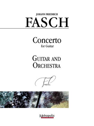 Concerto in D Minor for Guitar and Orchestra (Full Score and Parts)
