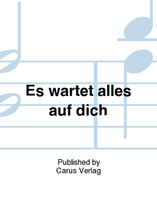 Book cover for They are all waiting on thee (Es wartet alles auf dich)
