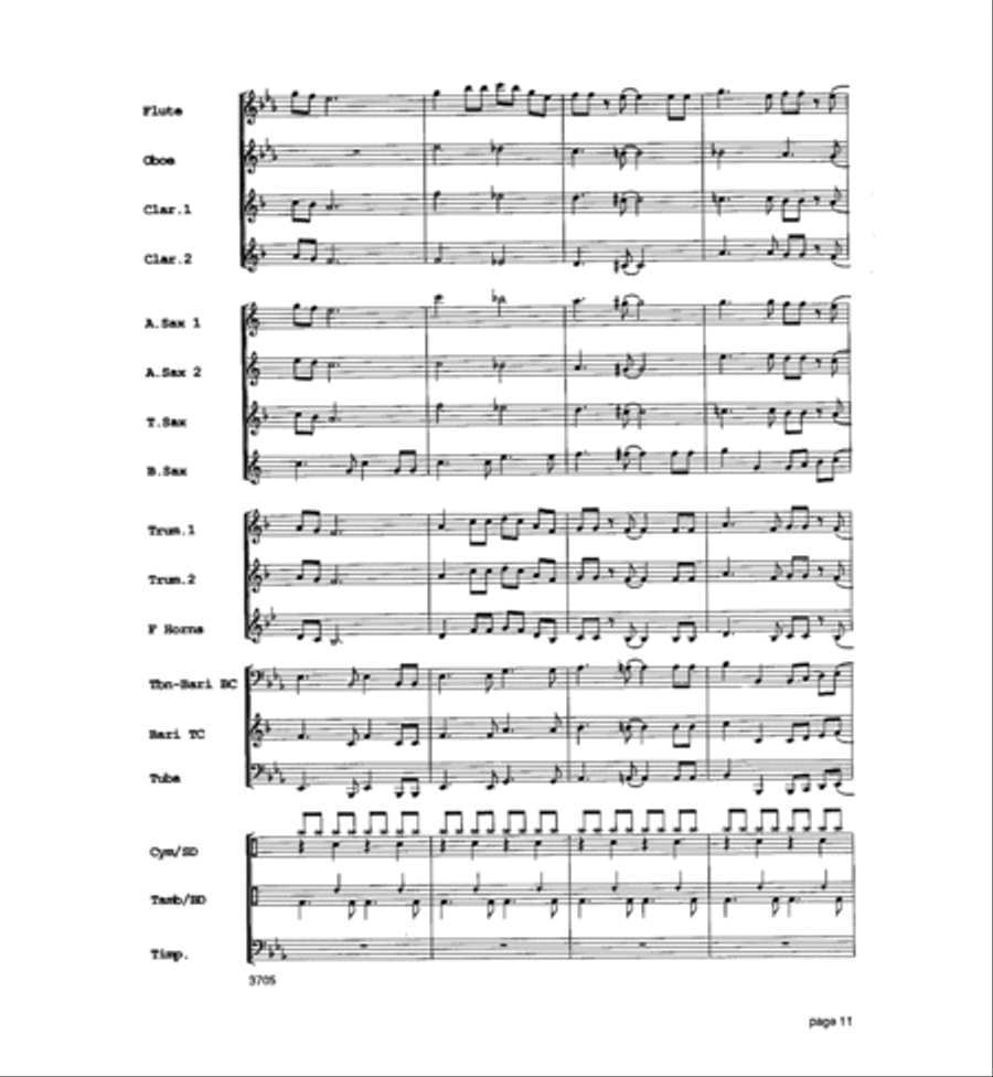 Joy To the World Joy To the World Concert Band scores gallery preview page 12