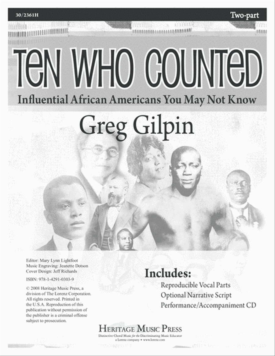 Ten Who Counted 2-Part scores gallery preview page 2