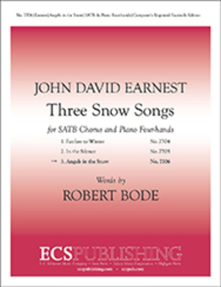 Three Snow Songs: 3. Angels in the Snow image number null