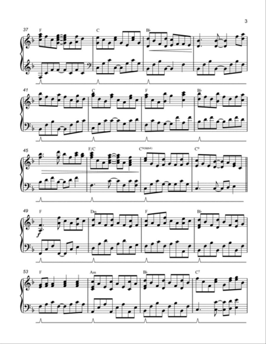 Thunder Road Piano Solo scores gallery preview page 3