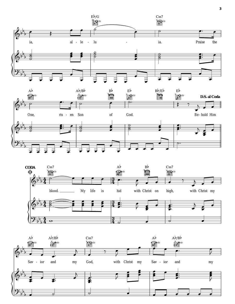 Before The Throne Of God Above Guitar scores gallery preview page 3