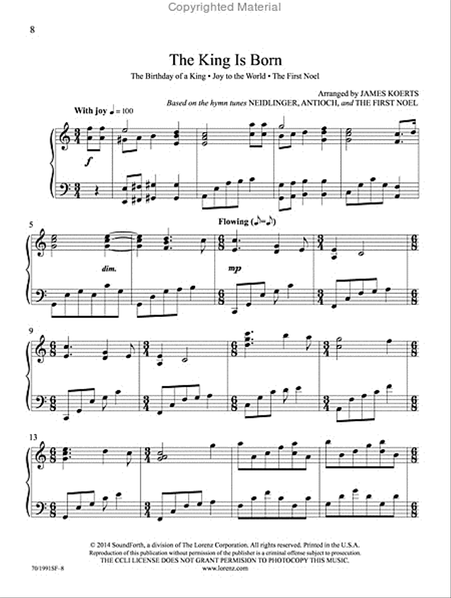 Christmas Wonder Christmas Wonder Piano Solo scores gallery preview page 6