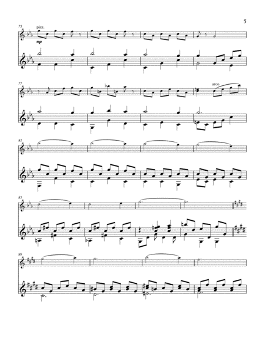 Once Upon A December from the Twentieth Century Fox Motion Picture ANASTASIA Small Ensemble scores gallery preview page 6