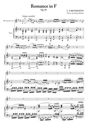 Romance in F for Soprano Saxophone and Piano