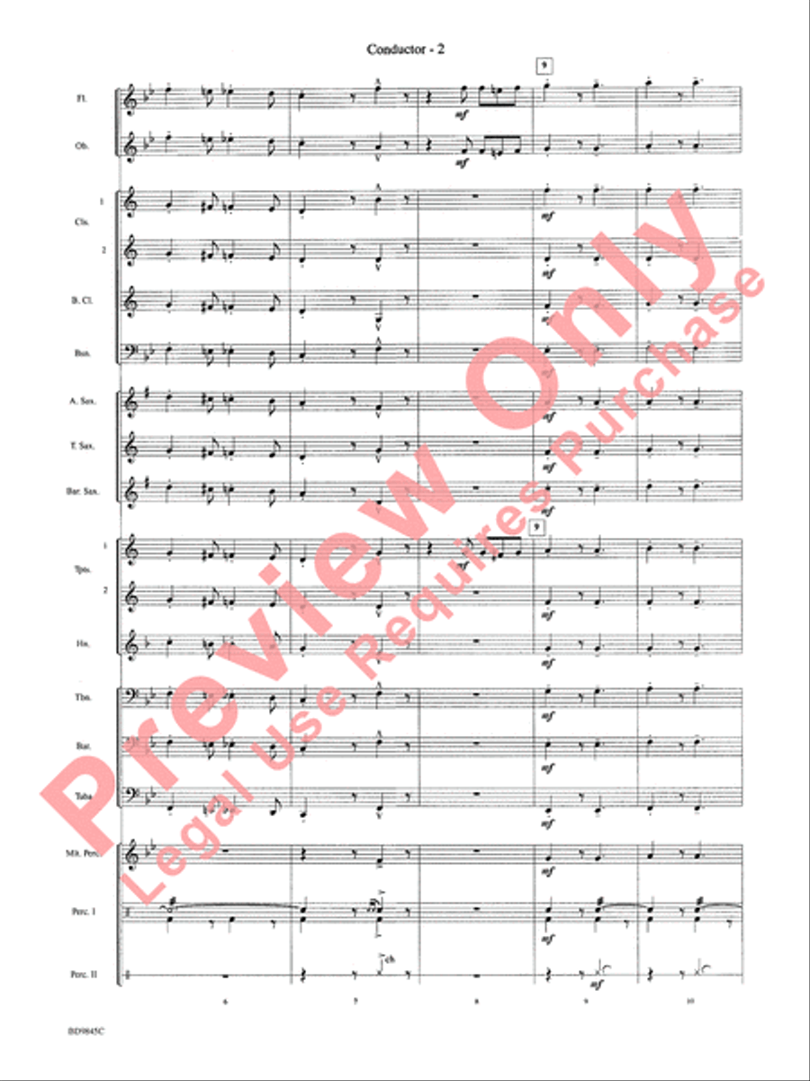 The Washington Post March Concert Band scores gallery preview page 5