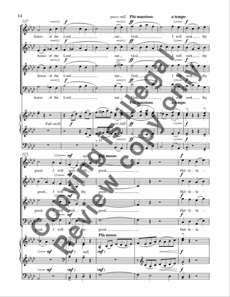 Praises of Jerusalem Praises of Jerusalem 4-Part scores gallery preview page 13