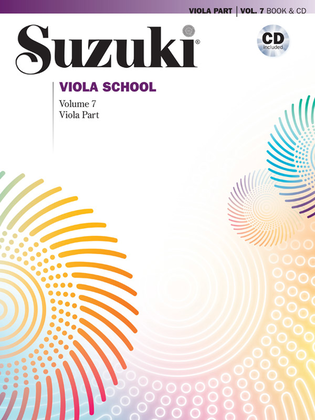 Book cover for Suzuki Viola School, Volume 7