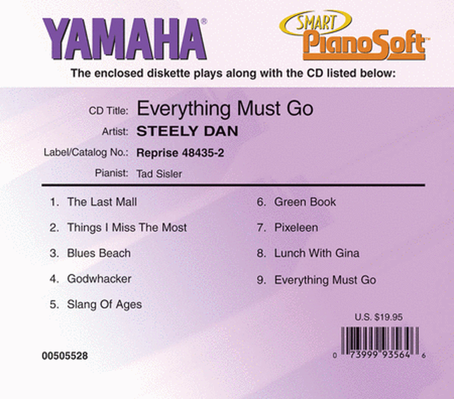 Steely Dan - Everhthing Must Go - Piano Software