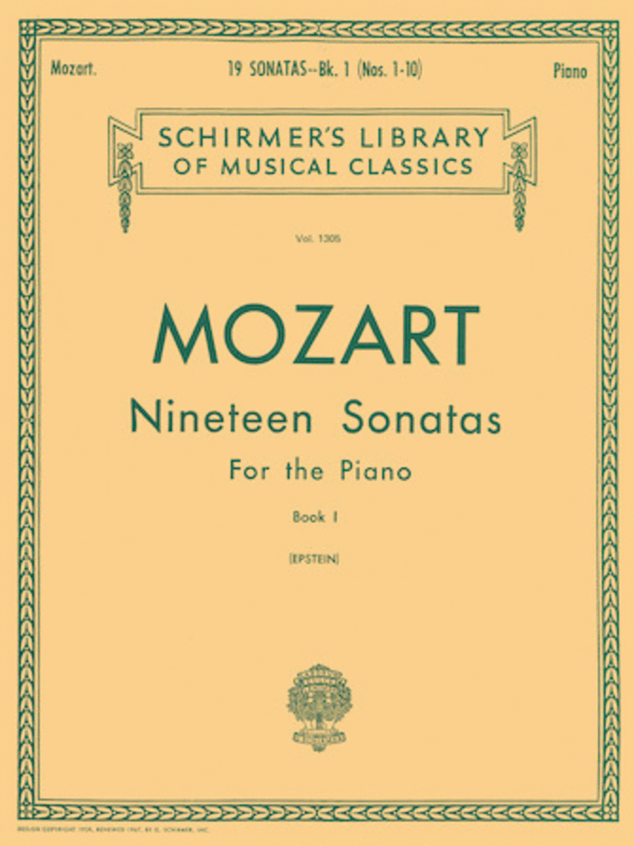 19 Sonatas – Book 1 Piano Solo scores gallery preview page 1