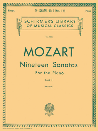Book cover for 19 Sonatas – Book 1