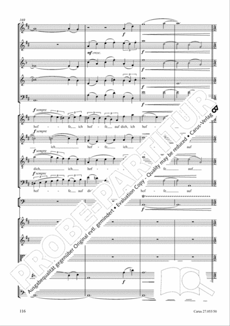 Ein Deutsches Requiem (German Requiem) 4-Part scores gallery preview page 123