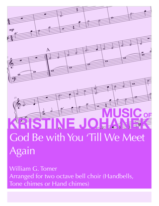 Book cover for God Be with You 'Till We Meet Again (2 octave Handbells, Tone Chimes or Hand Chimes)