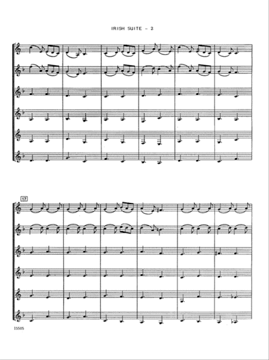 Irish Suite B-Flat Clarinet scores gallery preview page 3
