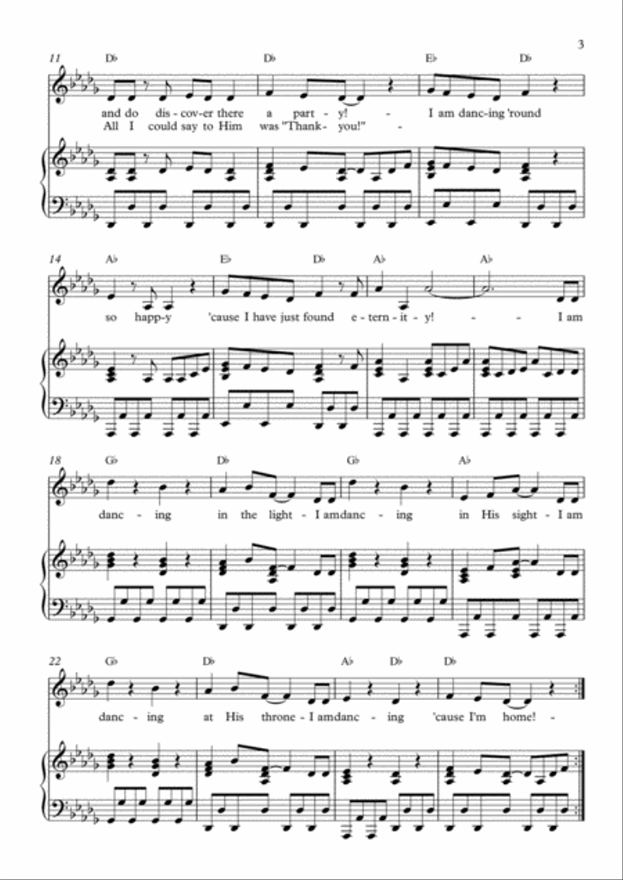 I Am Dancing I Am Dancing Voice scores gallery preview page 3