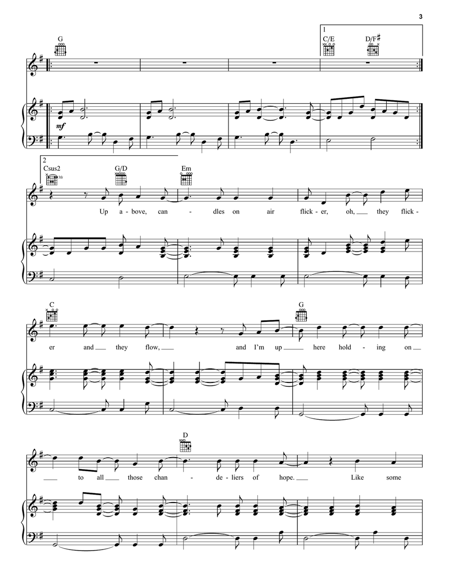Christmas Lights Christmas Lights Guitar scores gallery preview page 3