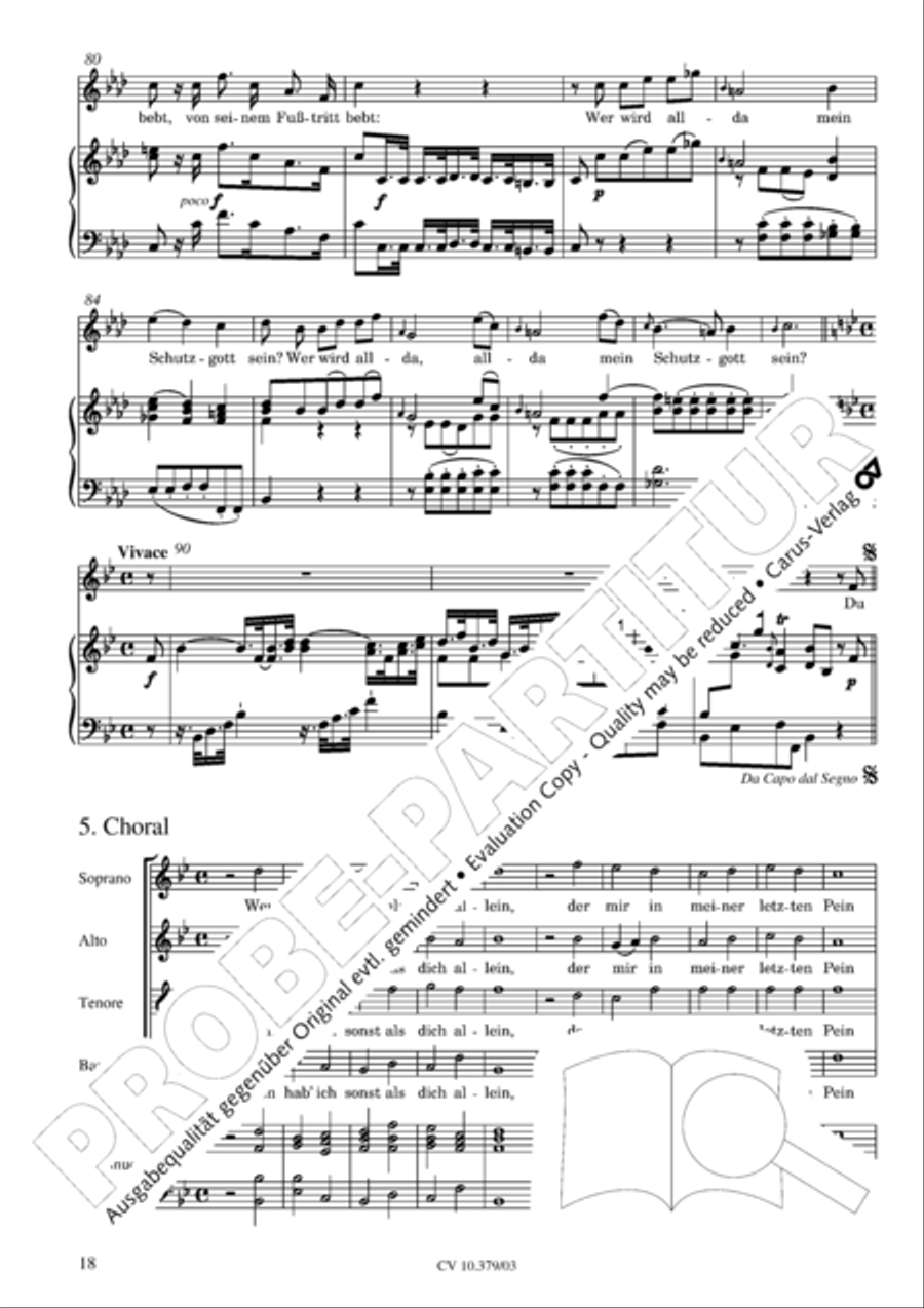 Der Tod Jesu 4-Part scores gallery preview page 19