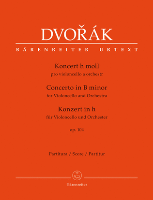 Book cover for Koncert pro violoncello a orchestr for Violoncello and Orchestra b minor, Op. 104