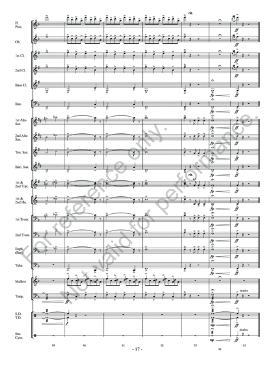Auld Lang Syne Auld Lang Syne Concert Band scores gallery preview page 18