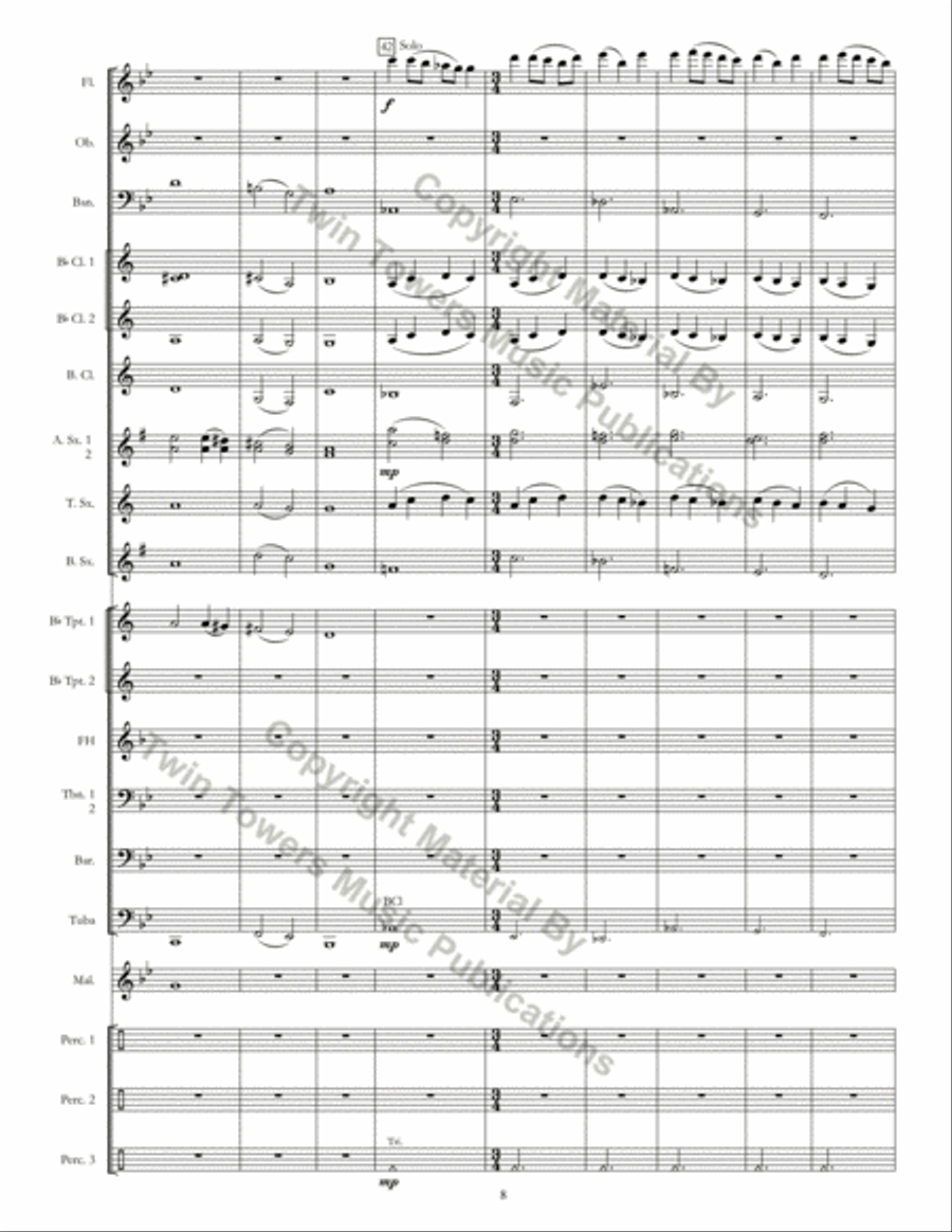 Introit Concert Band scores gallery preview page 9