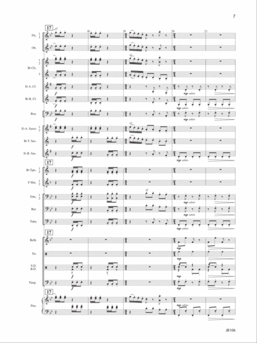Festival At Camelot Concert Band scores gallery preview page 5