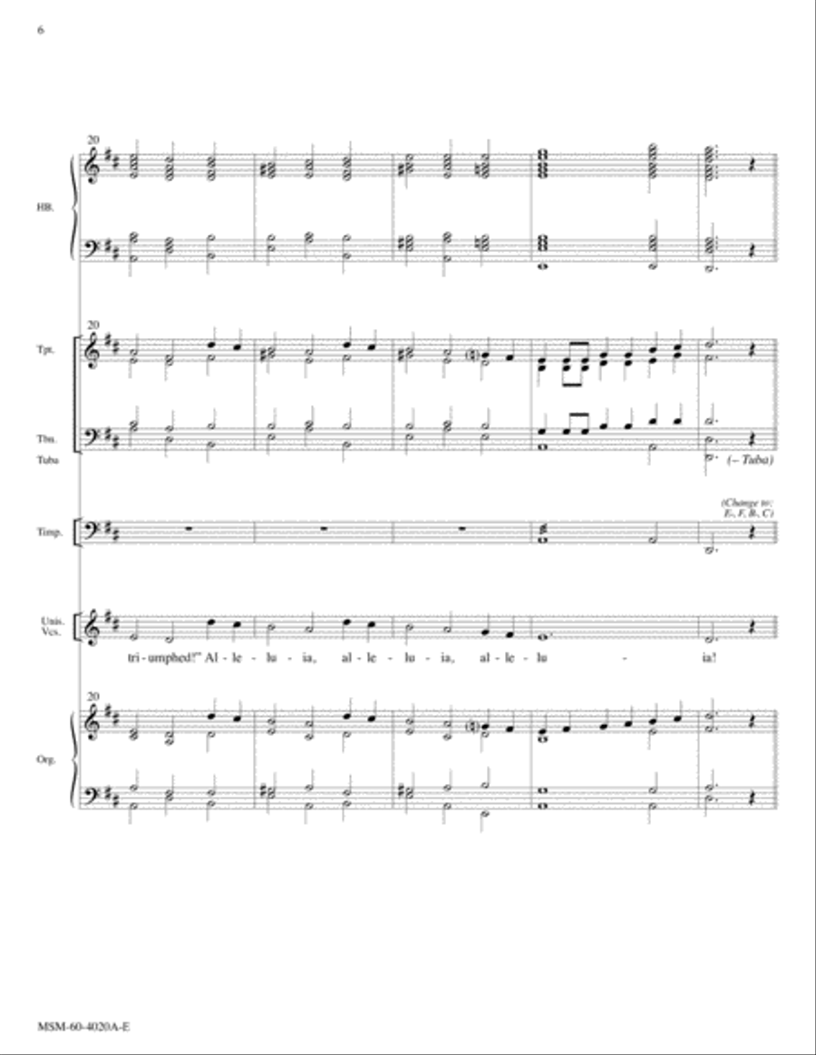 Now All the Vault of Heaven Resounds Choir scores gallery preview page 6
