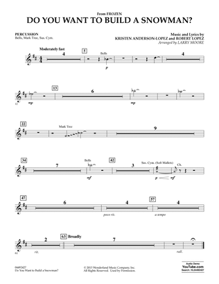 Do You Want To Build A Snowman (from Frozen) (arr. Larry Moore) - Percussion