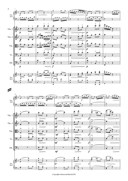 Beethoven - Sonatina in F complete - Piano & String Quartet/ Orch image number null