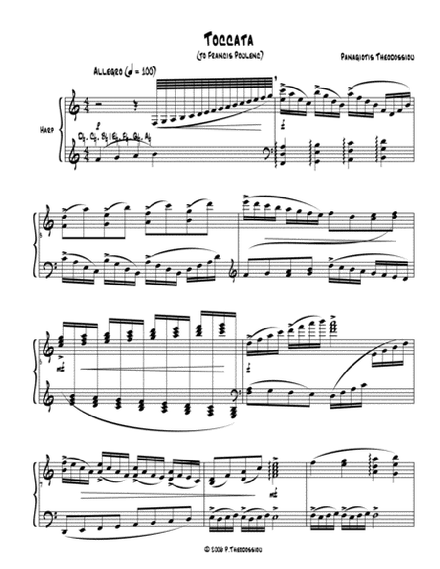 Toccata and Blues for harp solo image number null