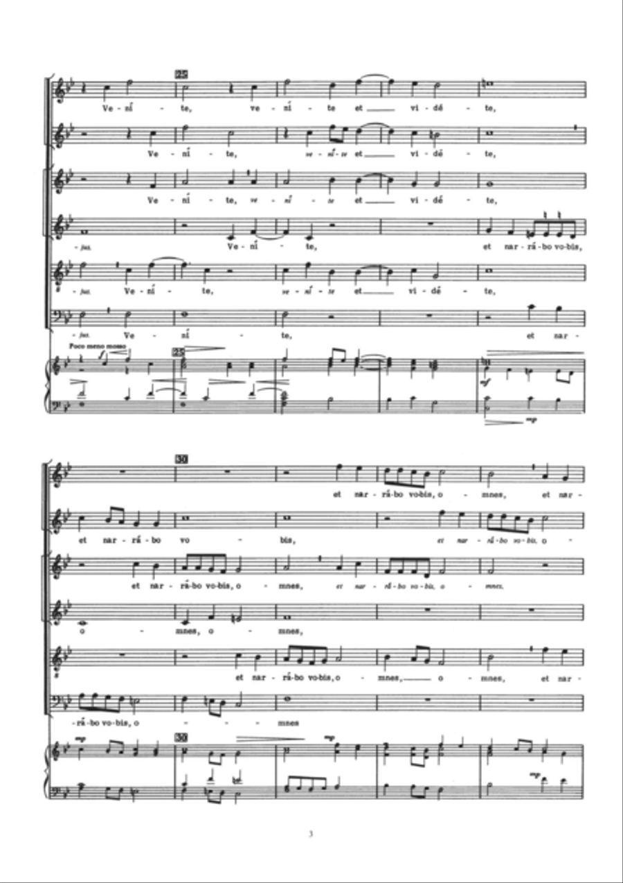 Jubilate Deo Jubilate Deo 4-Part scores gallery preview page 3