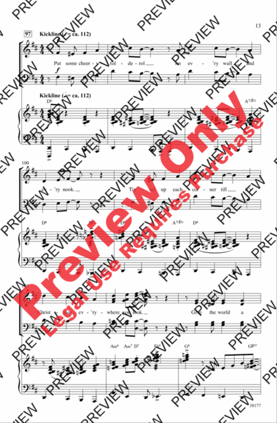 Sparklejollytwinklejingley 4-Part scores gallery preview page 13