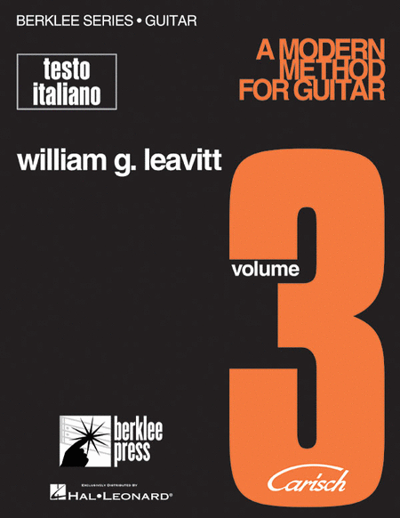 Modern Method For Guitar Vol.3 Italian Edition