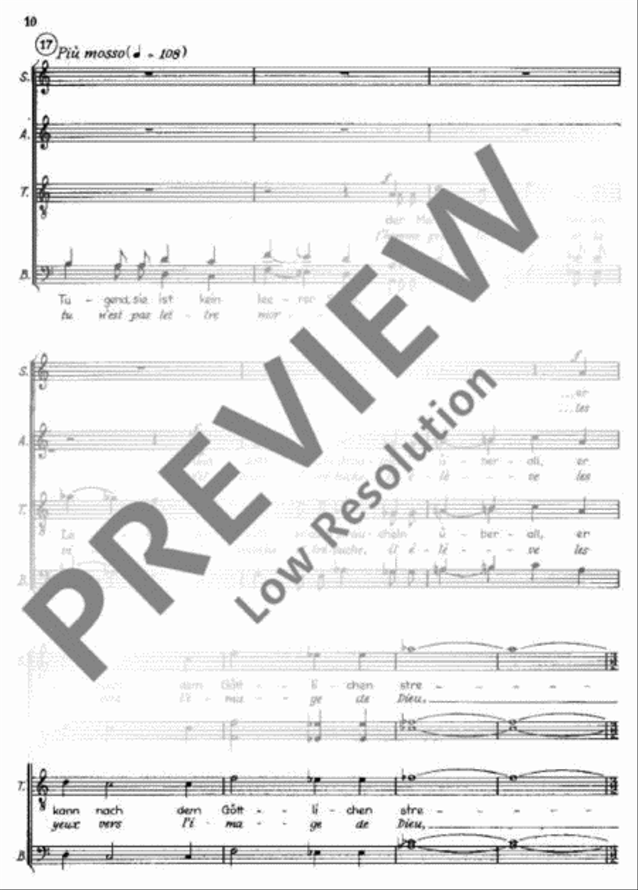 Kantate Nr. 6 4-Part scores gallery preview page 11