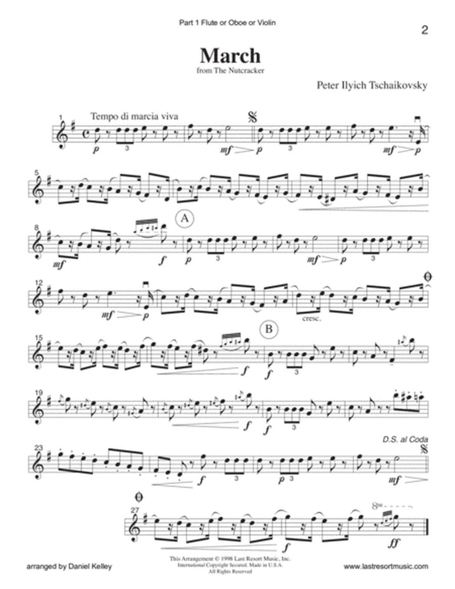 March from the Nutcracker for Piano Trio (Violin, Cello & Piano)