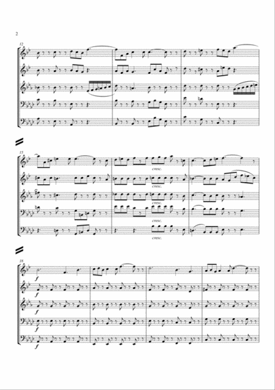 Soldiers Chorus from Faust Choir scores gallery preview page 2