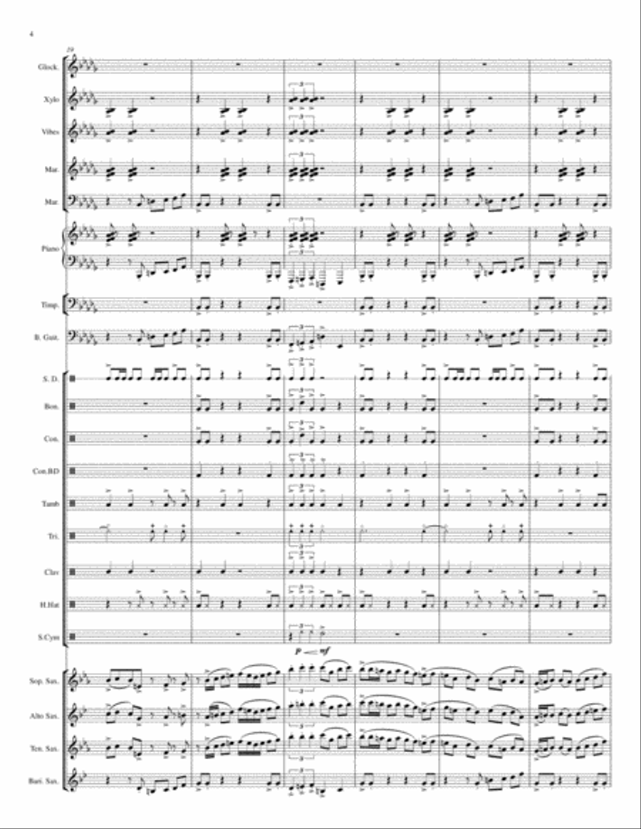 Blue City Scenes Saxophone scores gallery preview page 5