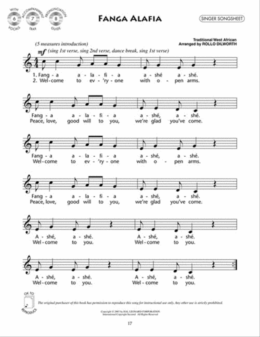 It's a Musical World - Classroom Kit Choir scores gallery preview page 2