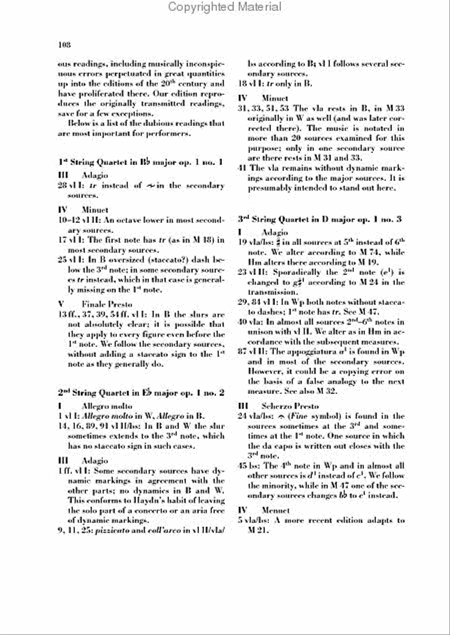 String Quartets – Volume I String Quartet scores gallery preview page 8