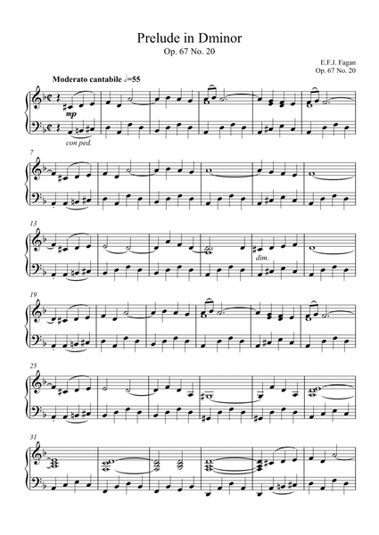Prelude in D minor Op. 67 No. 20