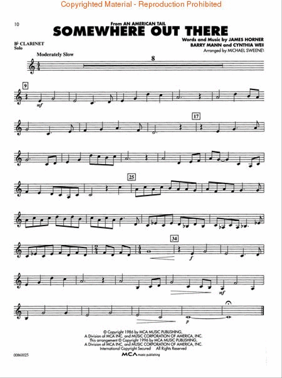 Movie Favorites - Bb Clarinet