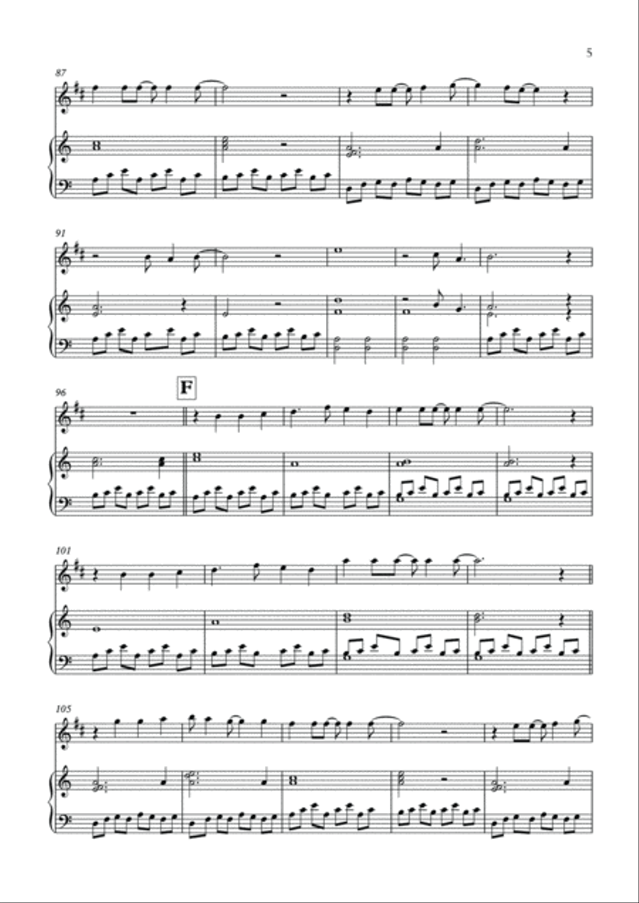 Summer Wine Soprano Saxophone scores gallery preview page 6