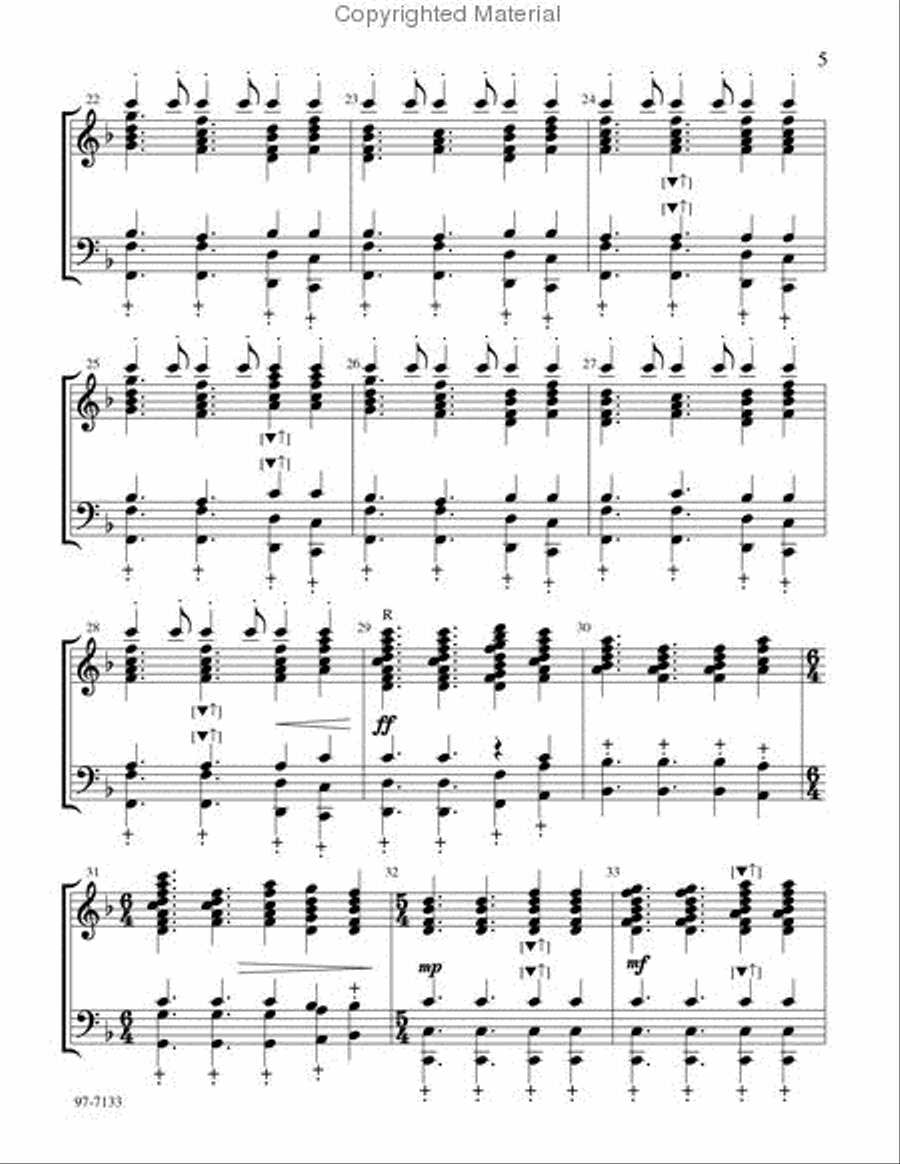 Beach Spring Stomp Handbell Choir scores gallery preview page 3