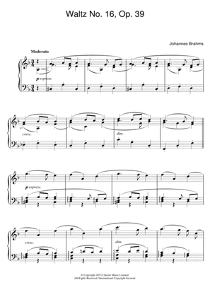 Waltz No. 16, Op. 39