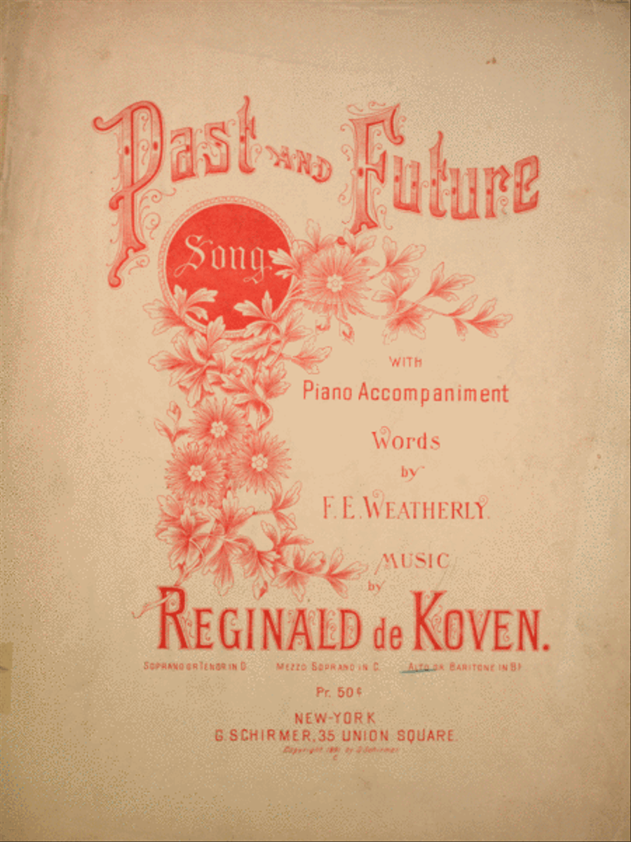 Past & Future. Song Alto Voice scores gallery preview page 1