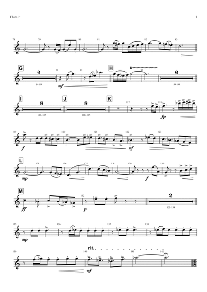 Conflusion - Suite - Wind Ensemble - Flute 2